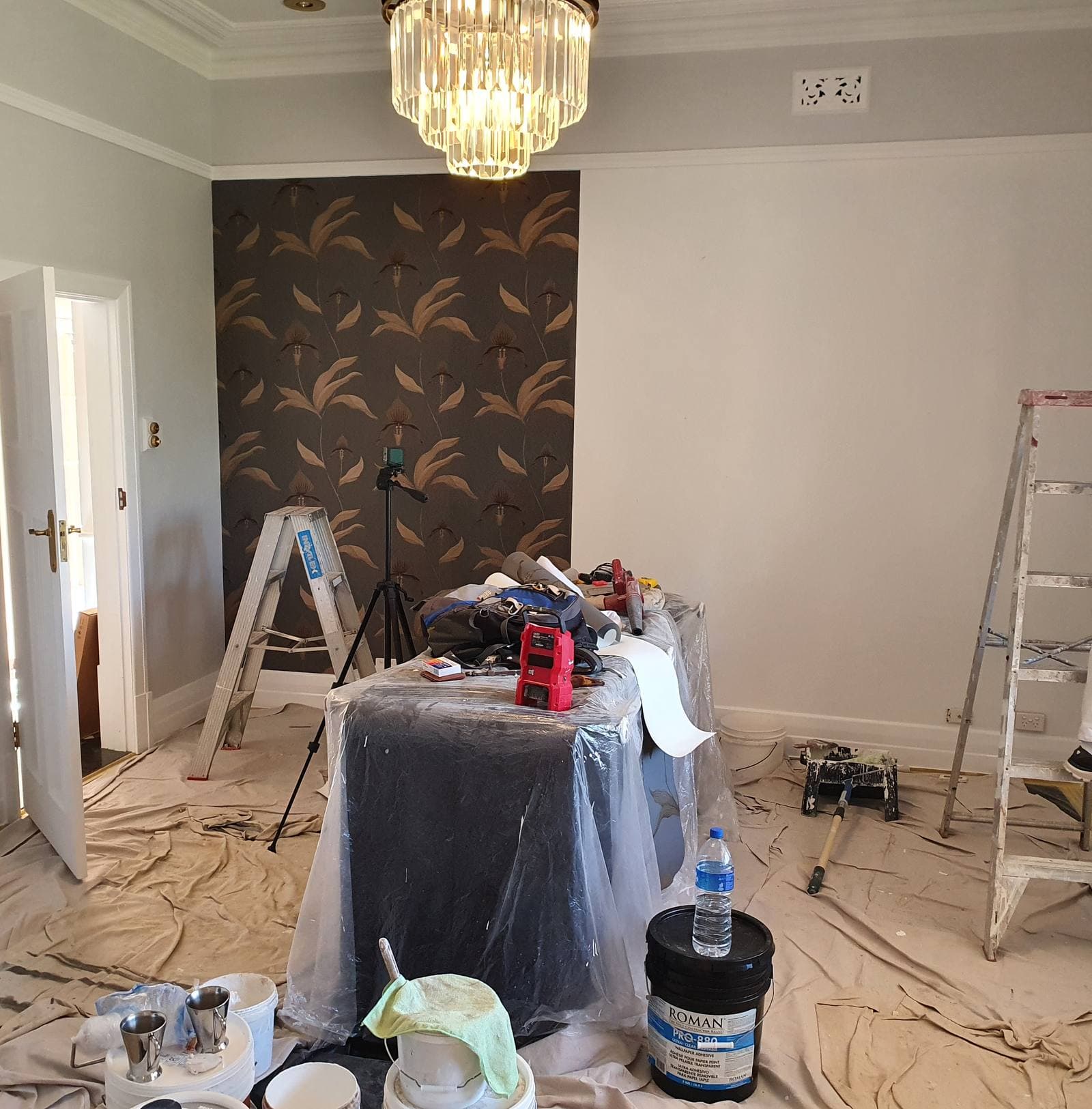 Perth feature-wall project - before